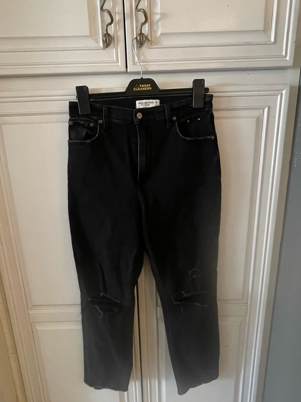 Abercrombie & Fitch Black Slim Straight Jeans